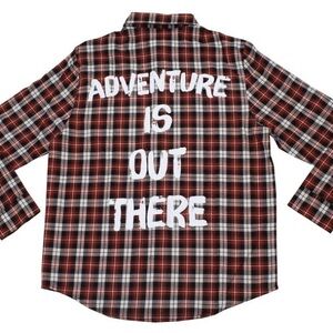 Cakeworthy Up Adventure Flannel NWT